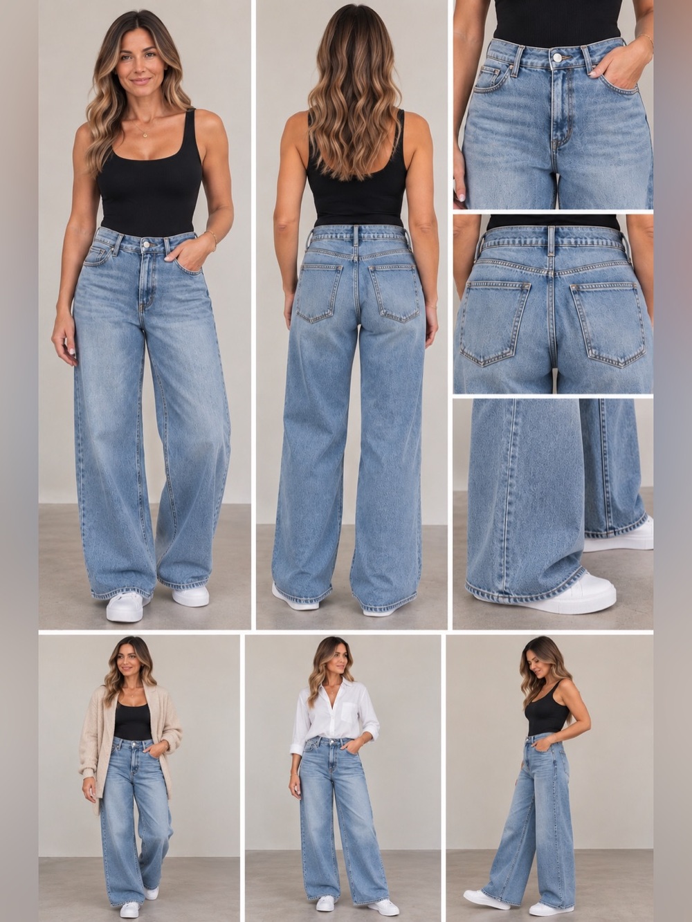 Silver Jeans Suki High-Rise Wide Leg Jeans 29/31